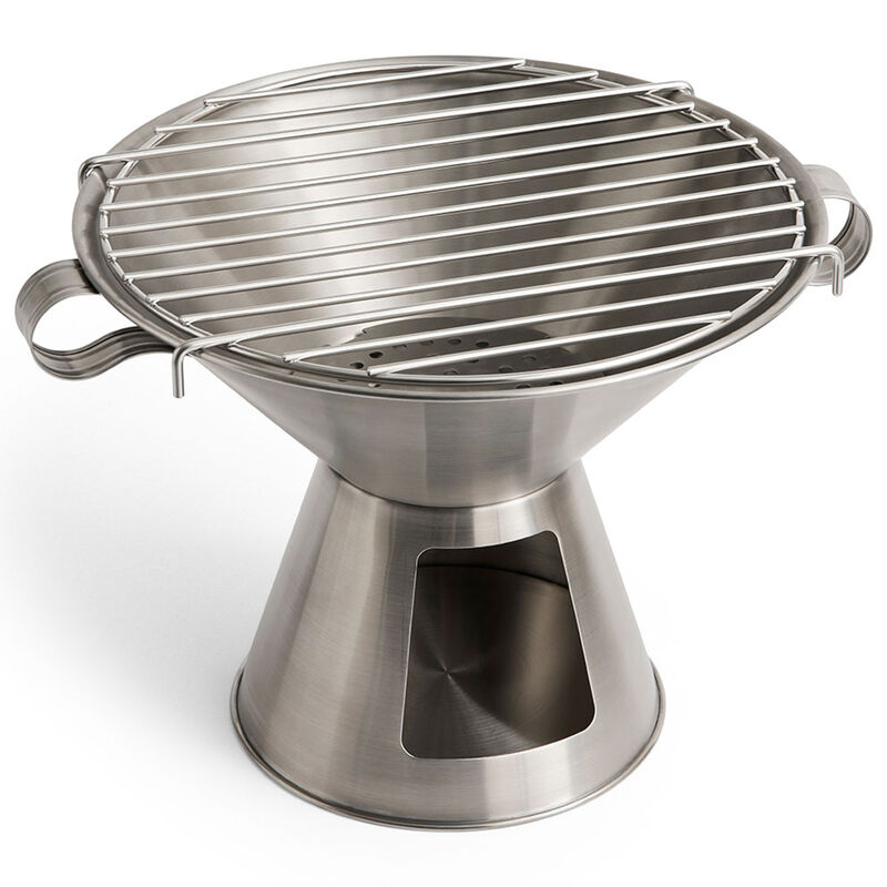 HAY Outdoor Market – portabel kolgrill i rostfritt stål