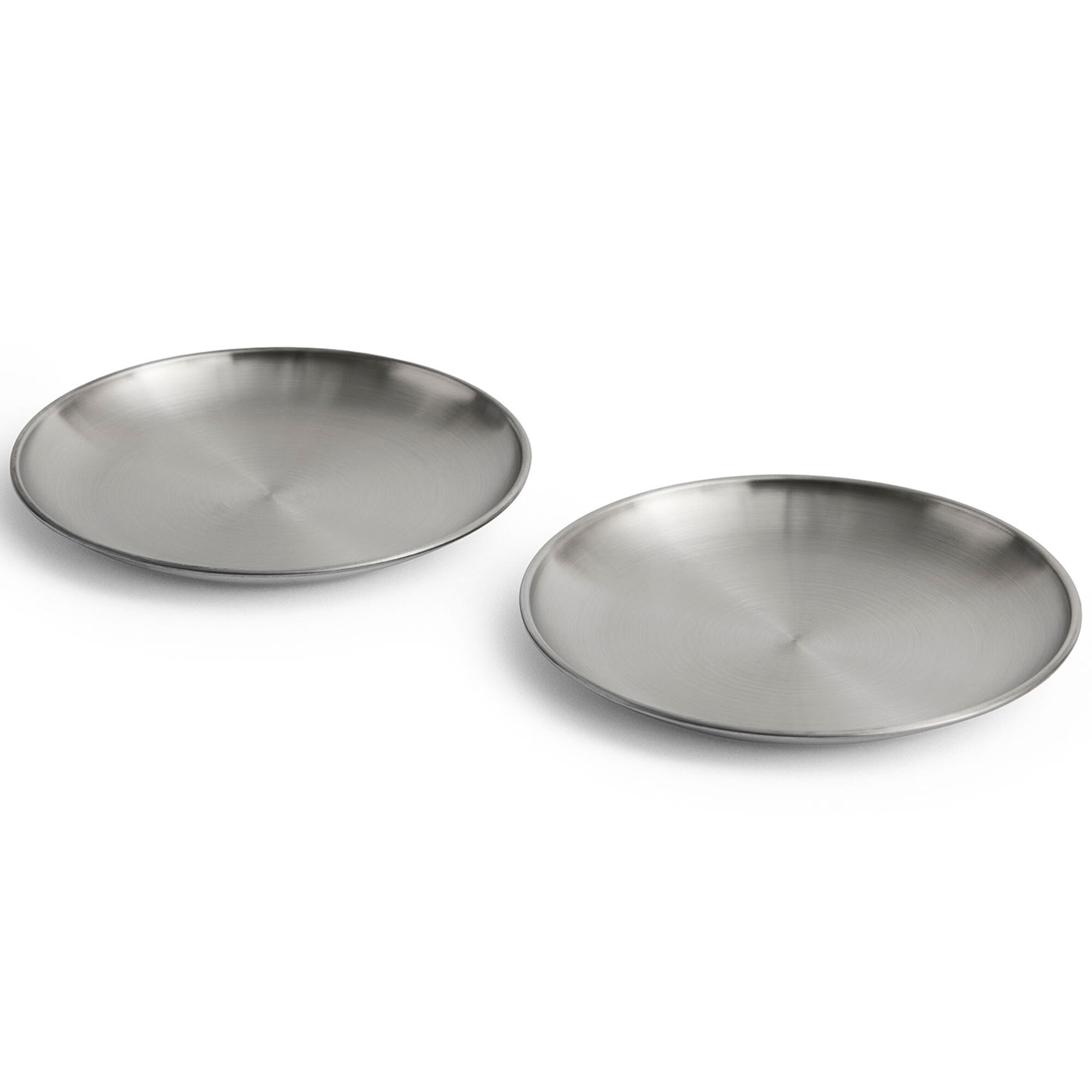 HAY Outdoor Market ståltallrik, medium, 2‑pack