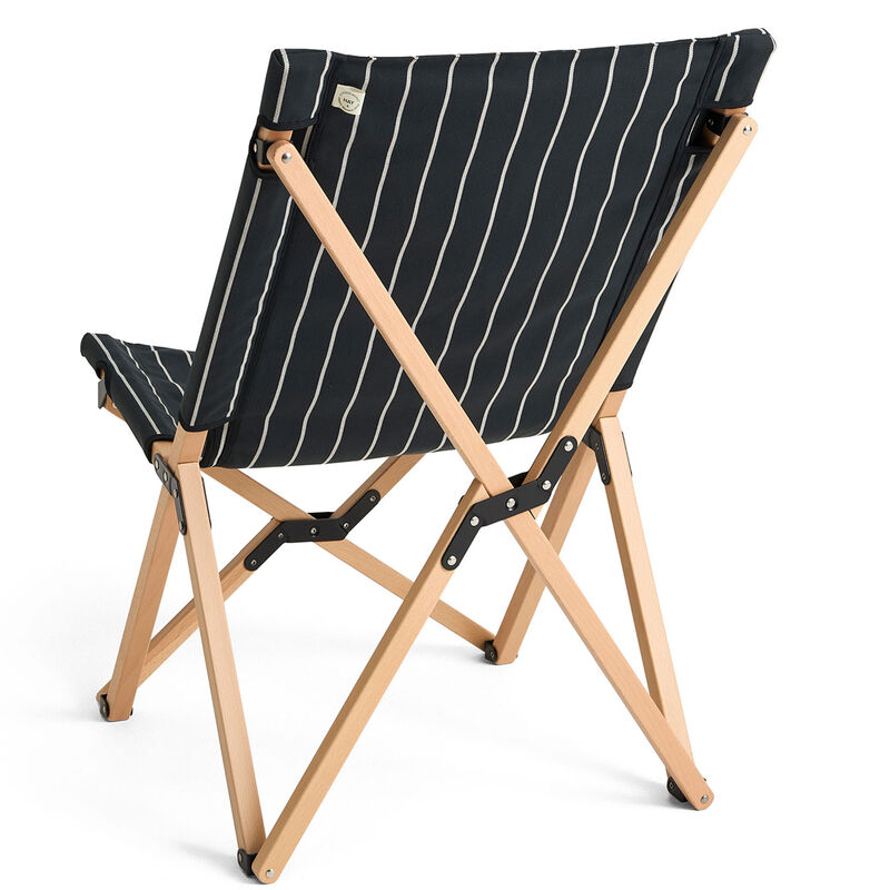 Outdoor Market sammenleggbar stol, svart/beige