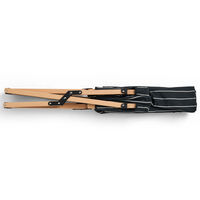 Outdoor Market sammenleggbar stol, svart/beige