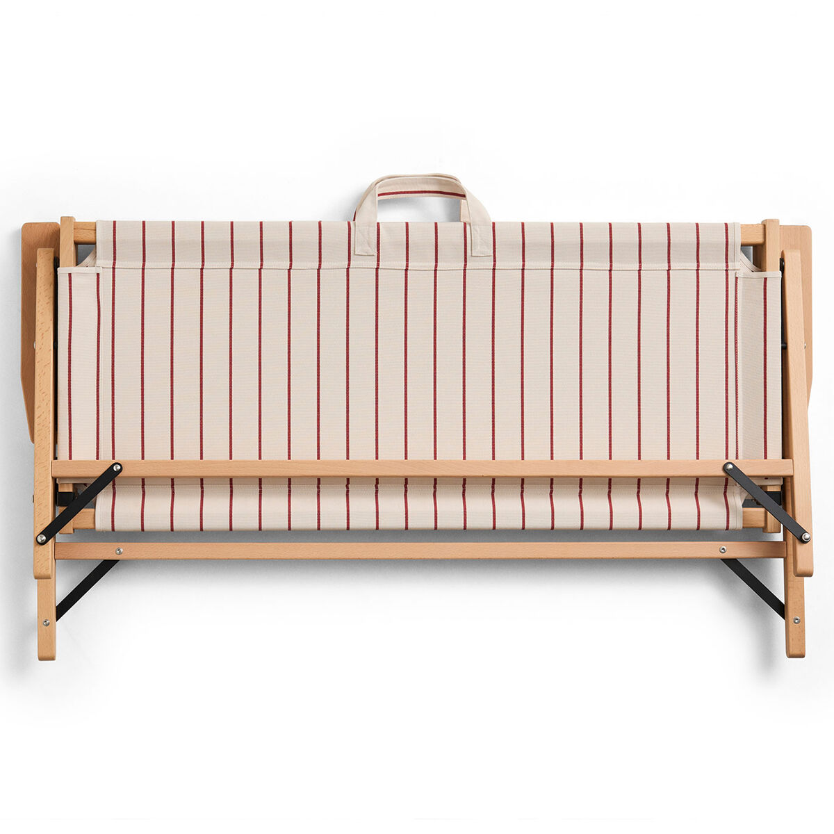Outdoor Market sammenleggbar sofa, beige/rød