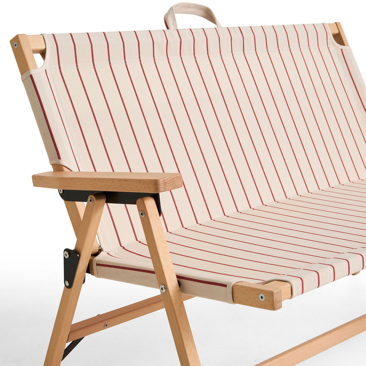 Outdoor Market sammenleggbar sofa, beige/rød