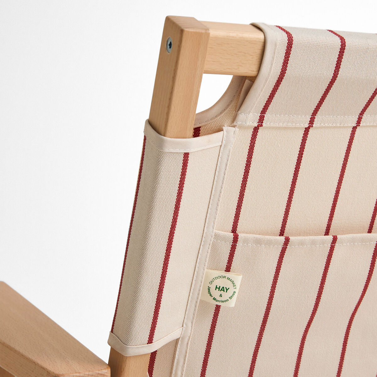Outdoor Market sammenleggbar sofa, beige/rød
