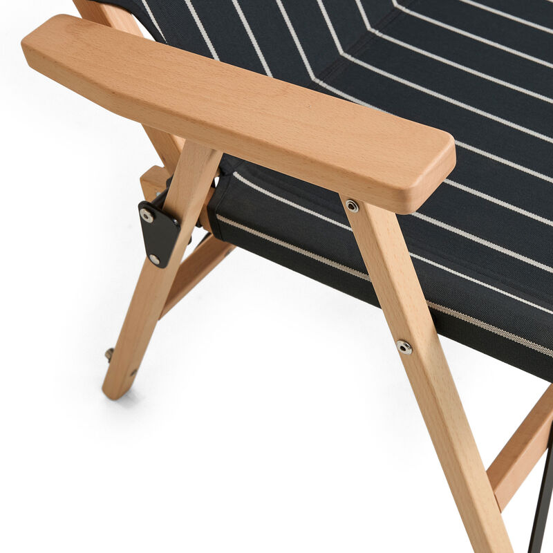 Outdoor Market hopfällbar soffa, svart/beige