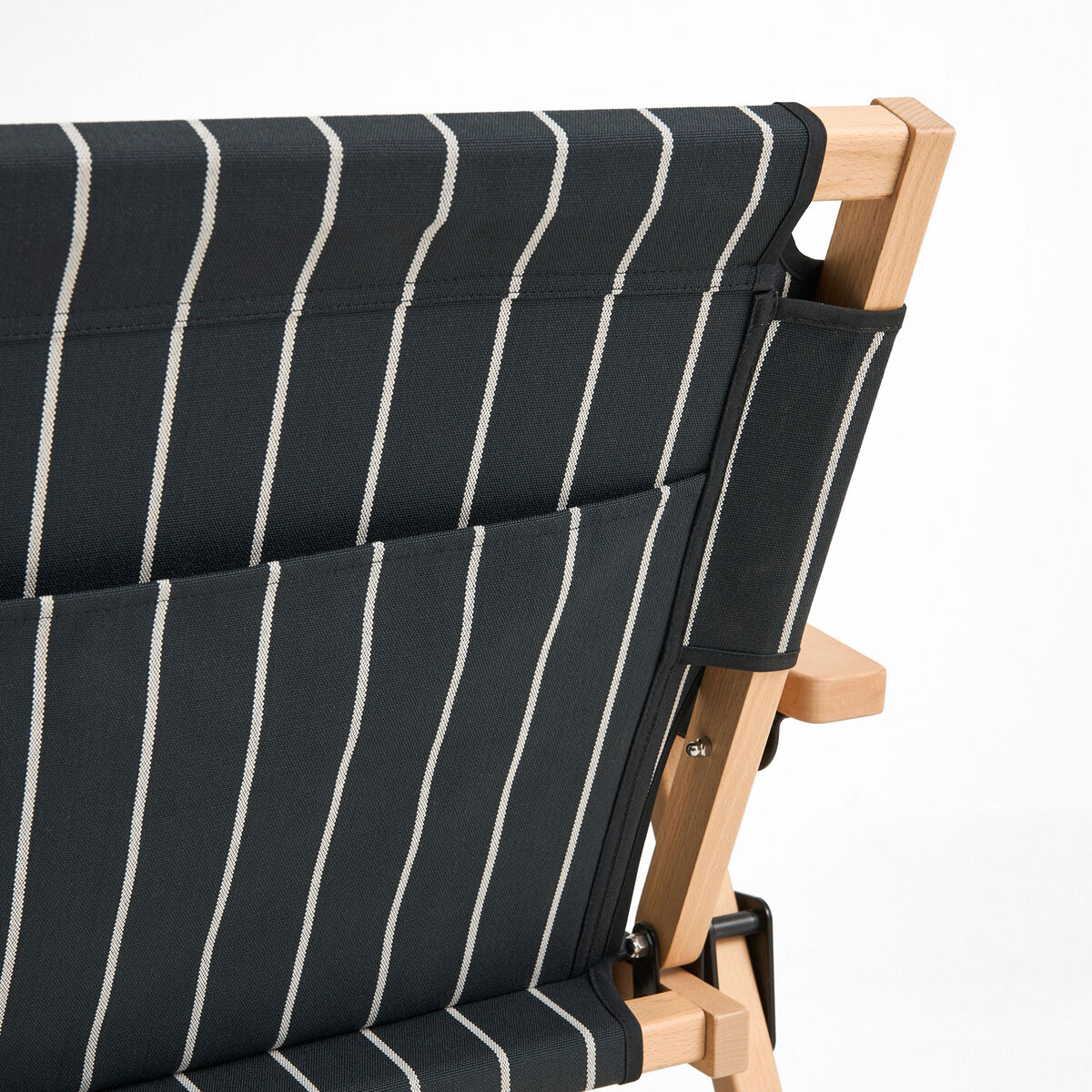 Outdoor Market sammenleggbar sofa, svart/beige