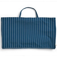 Outdoor Market hopfällbar soffa, blå med beige