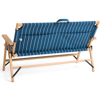 Outdoor Market hopfällbar soffa, blå med beige