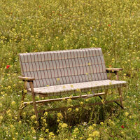 Outdoor Market soffkudde, beige/röd