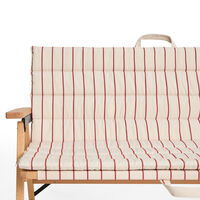Outdoor Market soffkudde, beige/röd