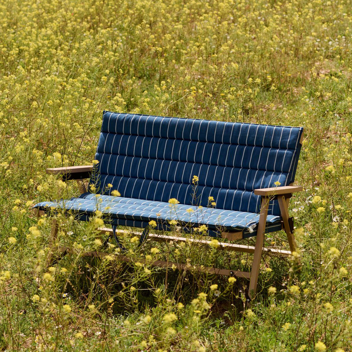 Outdoor Market — soffkudde, blå/beige