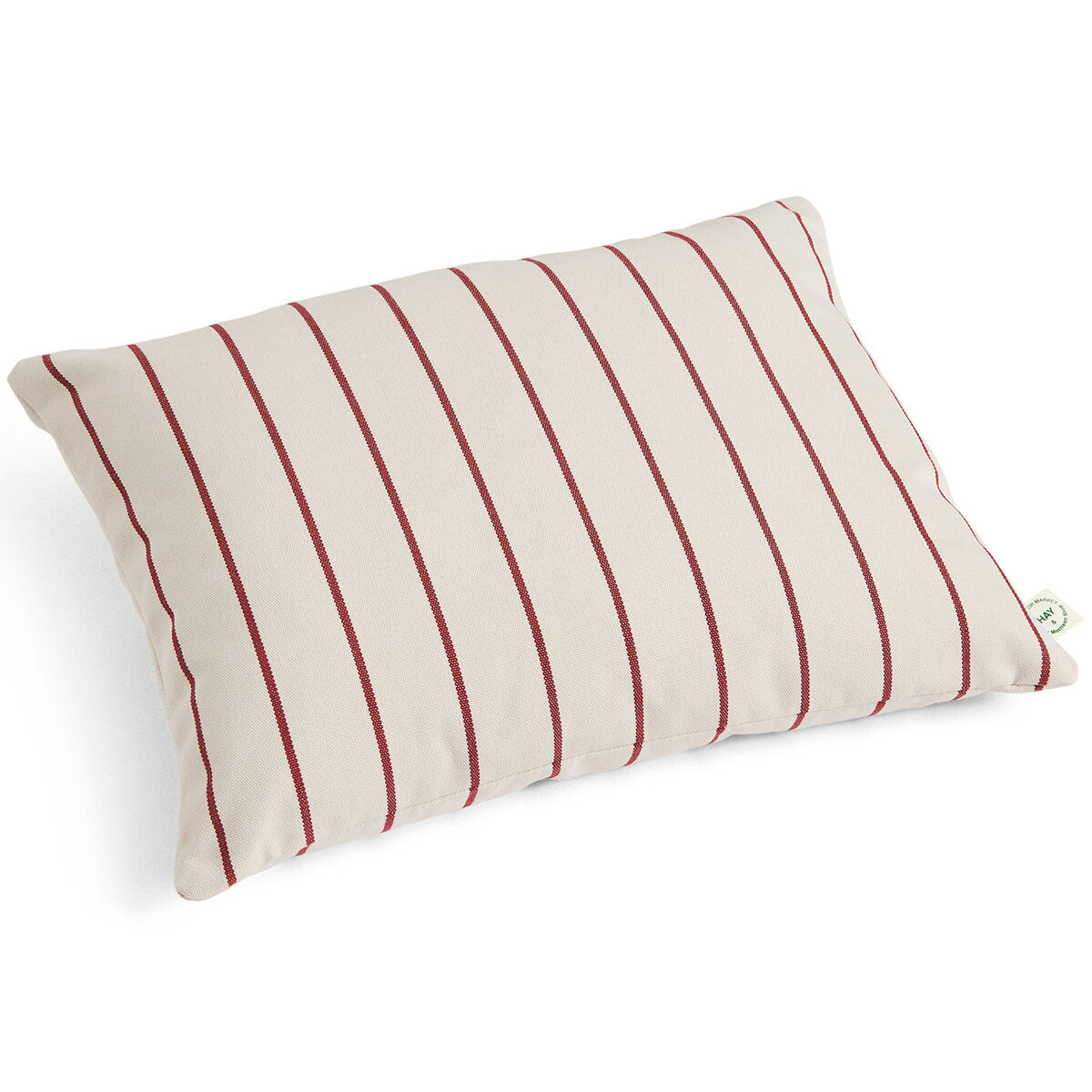 Outdoor Market pude 45×35 cm, beige/rød