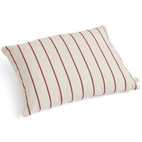 Outdoor Market pude 45×35 cm, beige/rød