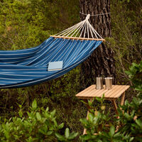Outdoor Market hängmatta, blå/beige