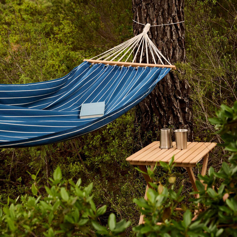 Outdoor Market hängmatta, blå/beige