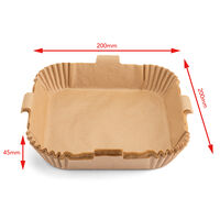 AFP-20 airfryer bakepapir 20 × 4,5 cm, 50 stk.