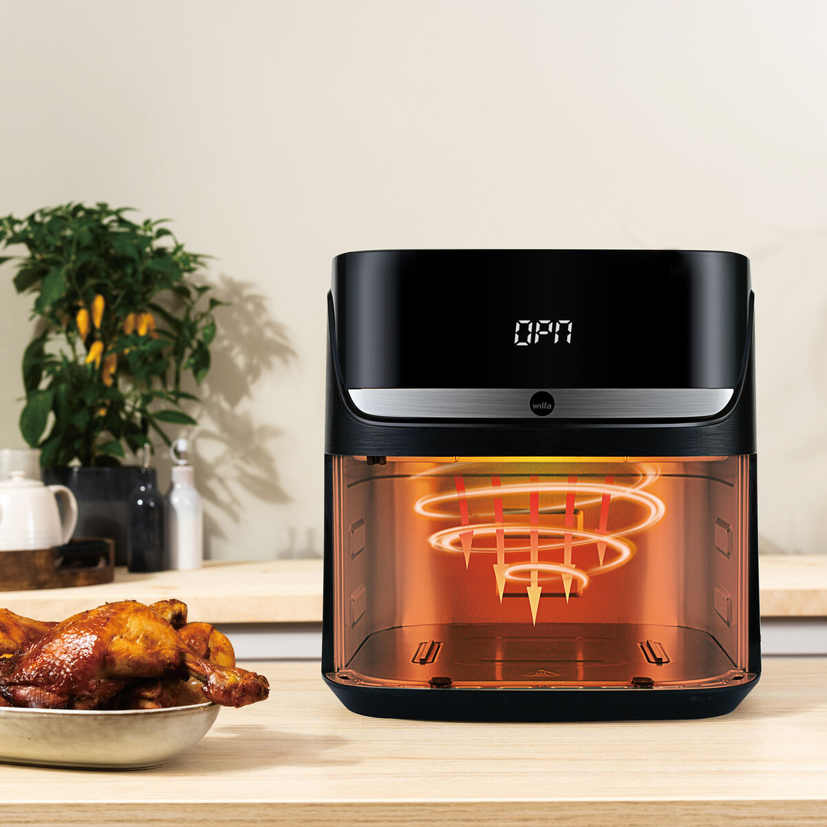 Wilfa AF3B-80P Crispier Airfryer 8 liter