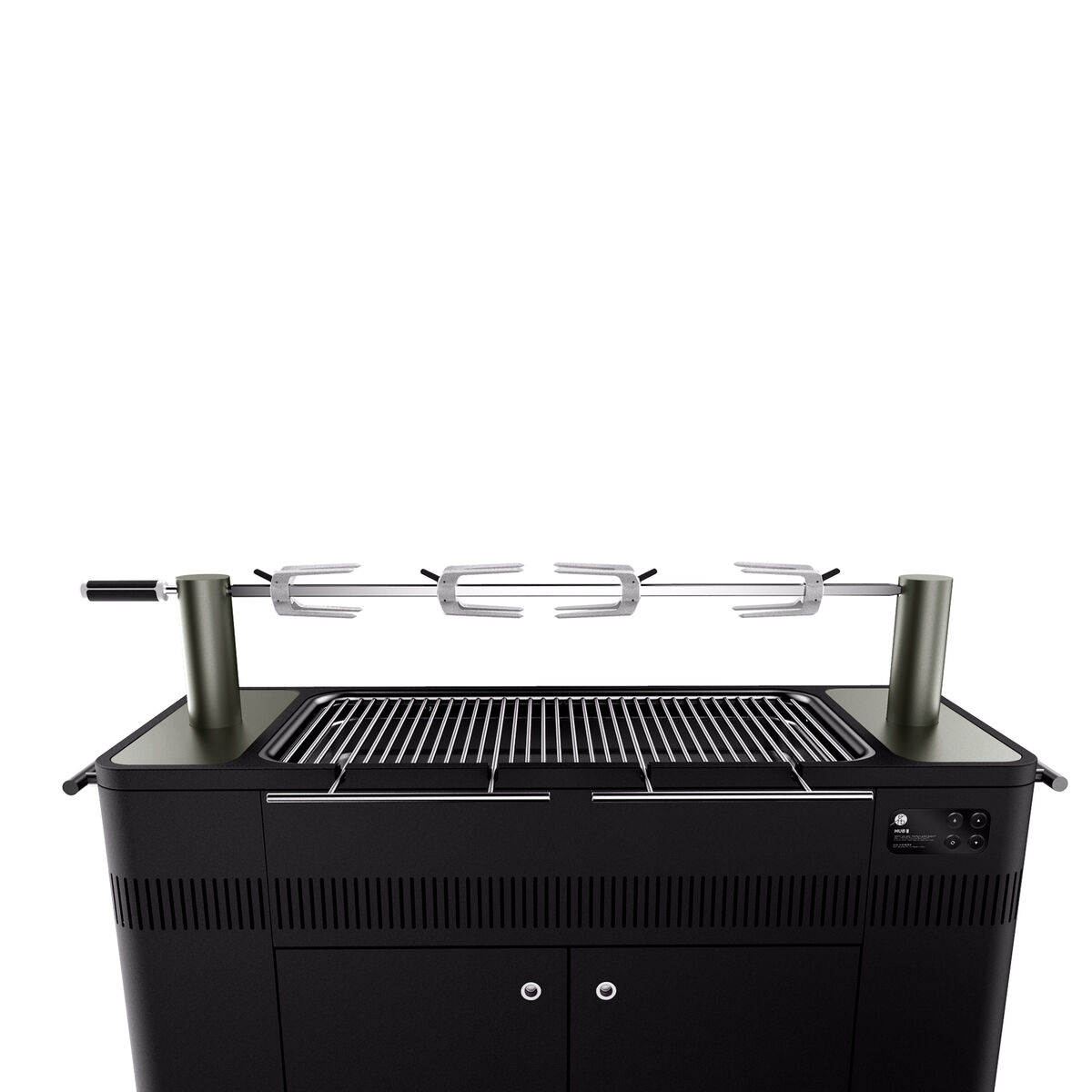 HUB II EU kullgrill, svart