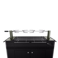 HUB II EU kullgrill, svart