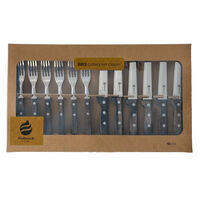 Hällmark Grillbestick med handtag polywood 12 delar