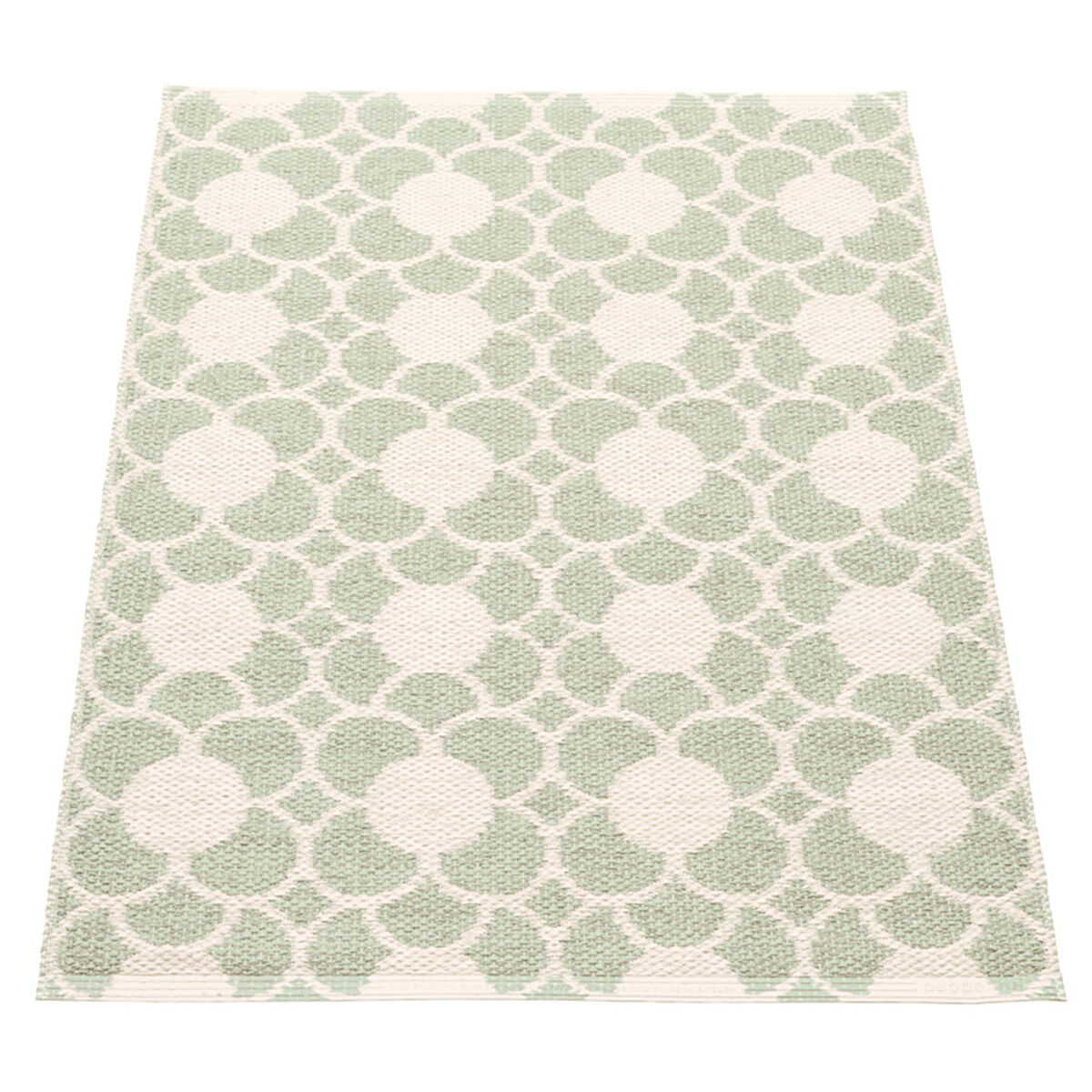 Anya matta 100 × 70 cm, misty mint/vanilla