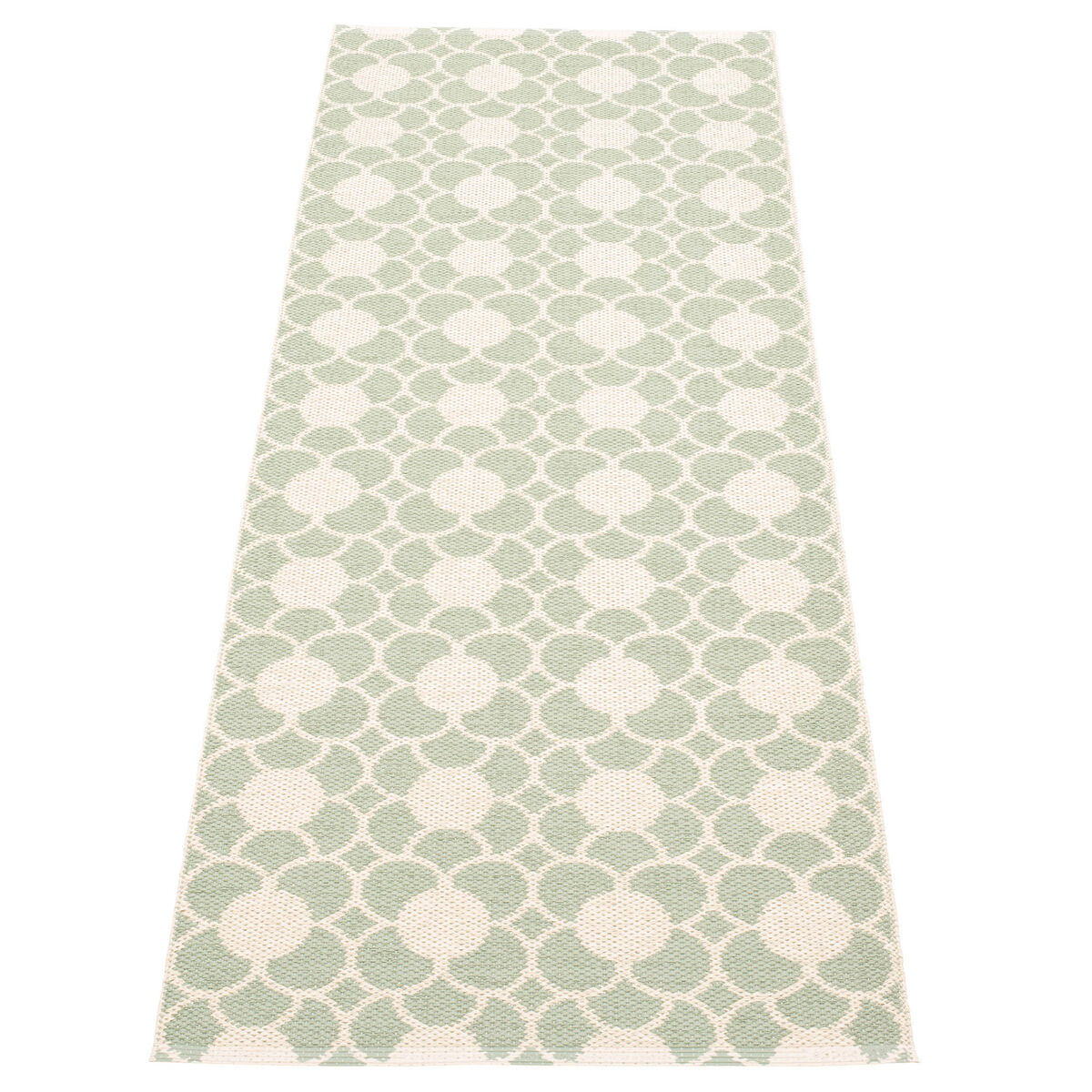 Anya teppe 200 x 70 cm, misty mint/vanilla