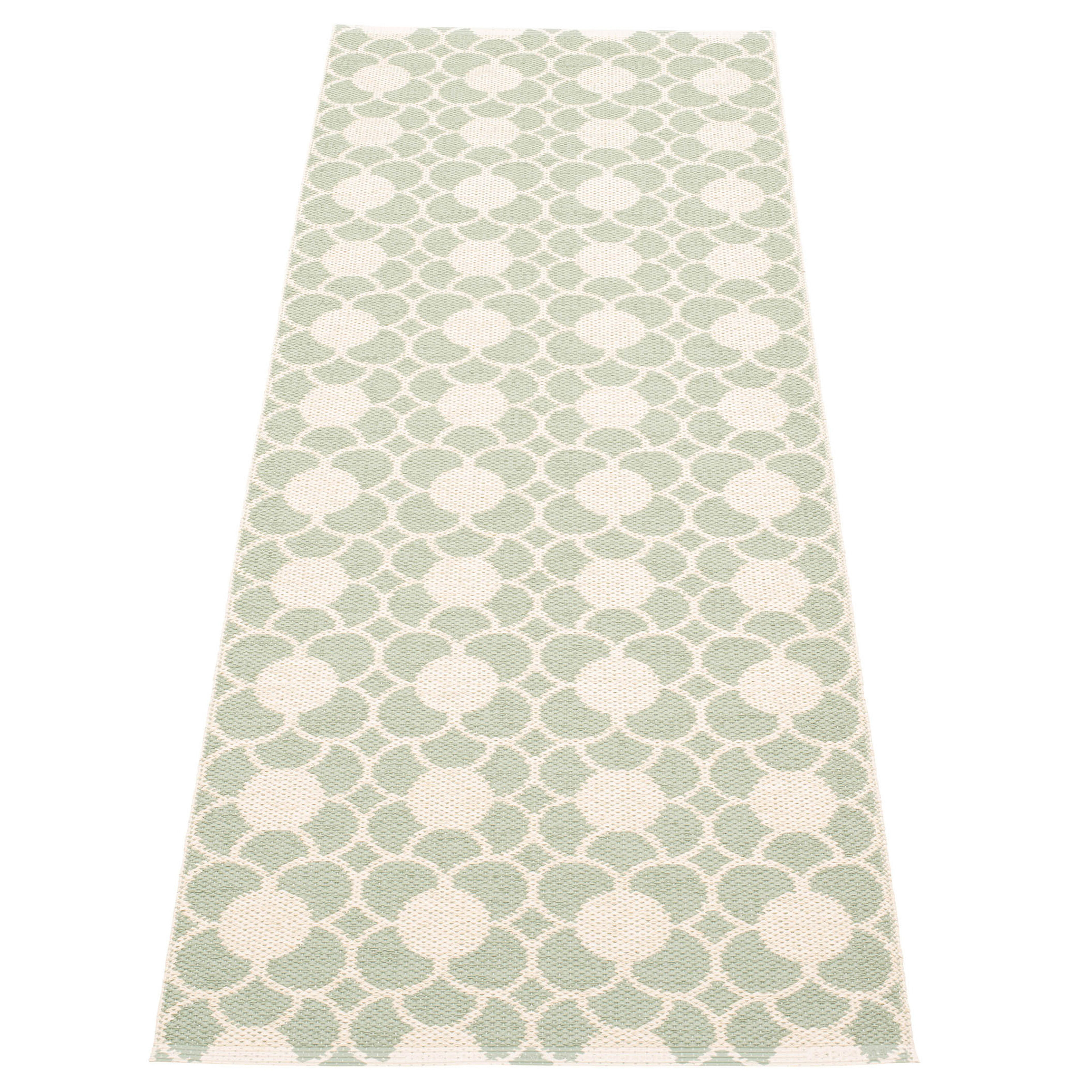 Anya gulvtæppe 200 × 70 cm, misty mint/vanilla