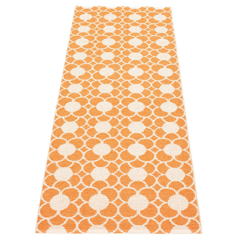 Anya gulvtæppe 200 × 70 cm, pale orange/vanilla