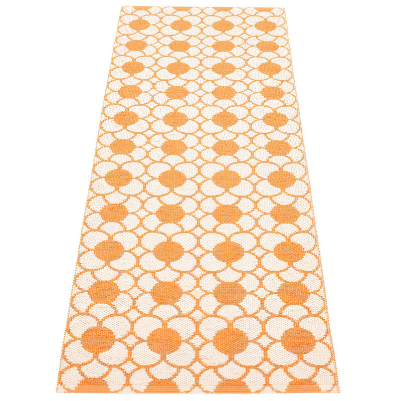 Anya gulvtæppe 200 × 70 cm, pale orange/vanilla