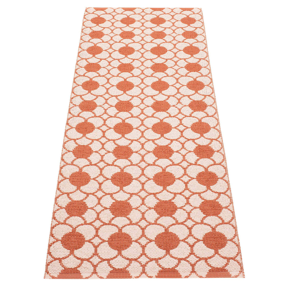 Anya teppe 200 x 70 cm, brick/pearl pink