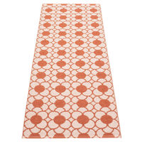 Anya gulvtæppe 200 × 70 cm, brick/pearl pink