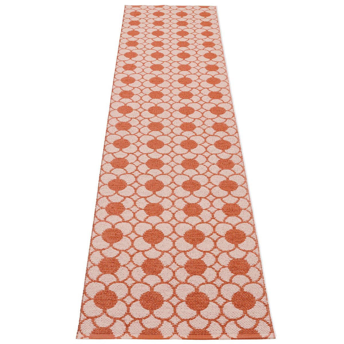 Anya gulvtæppe 300 × 70 cm, brick/pearl pink
