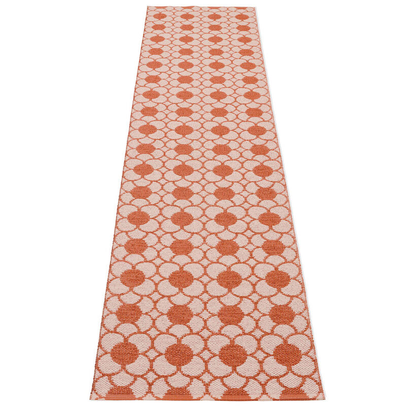 Anya gulvtæppe 300 × 70 cm, brick/pearl pink