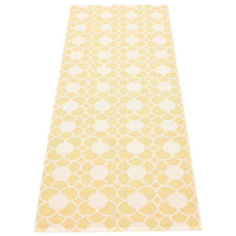 Anya tæppe 200 × 70 cm, pale yellow/vanilla