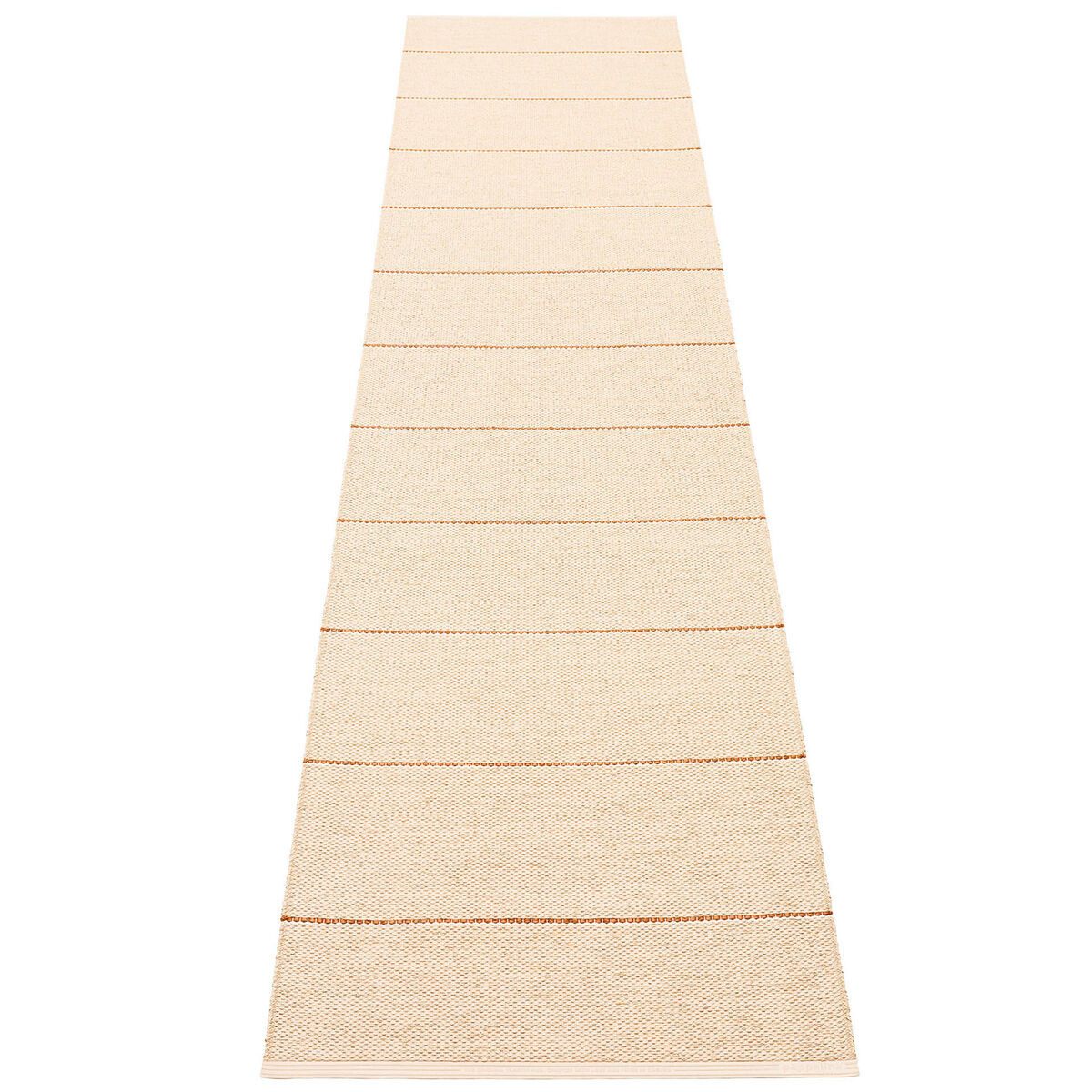 Lea teppe 300 x 70 cm, beige/rust/vanilla