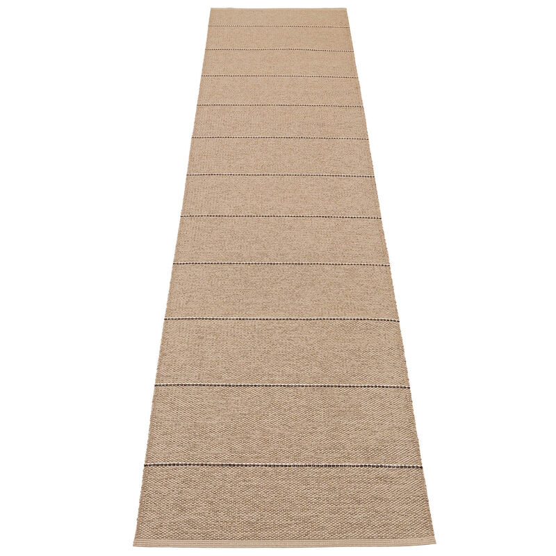 Lea teppe 300 x 70 cm, potato/brown/vanilla