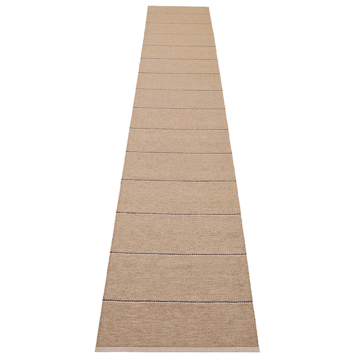 Lea teppe 375 x 70 cm, potato/brown/vanilla