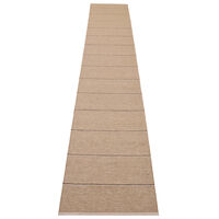 Lea teppe 375 x 70 cm, potato/brown/vanilla