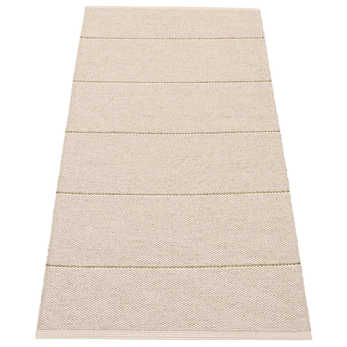 Lea gulvtæppe 150 × 70 cm, linen/pine/vanilla