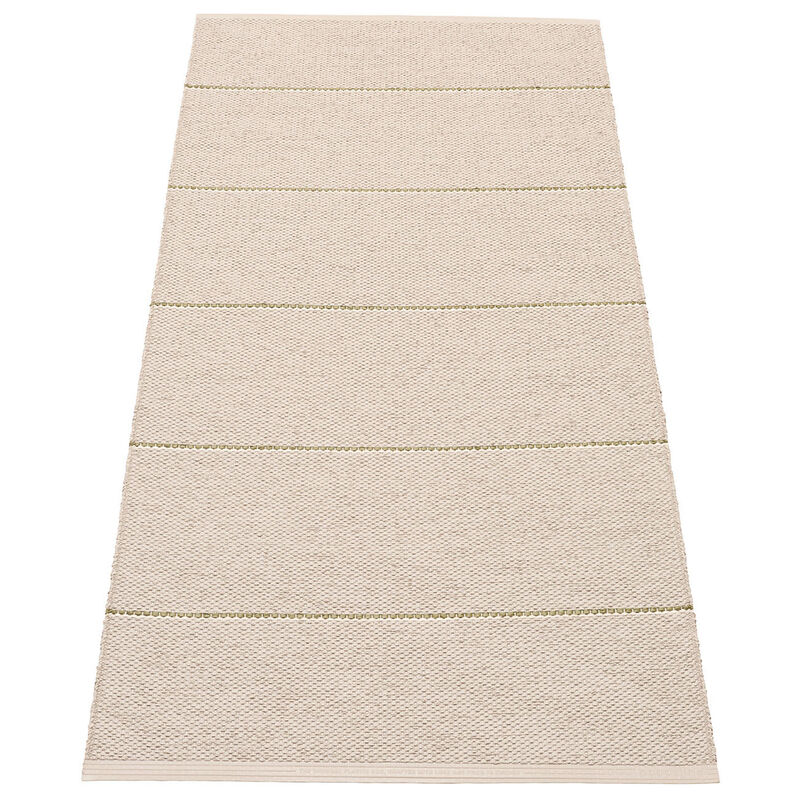 Lea gulvtæppe 150 × 70 cm, linen/pine/vanilla
