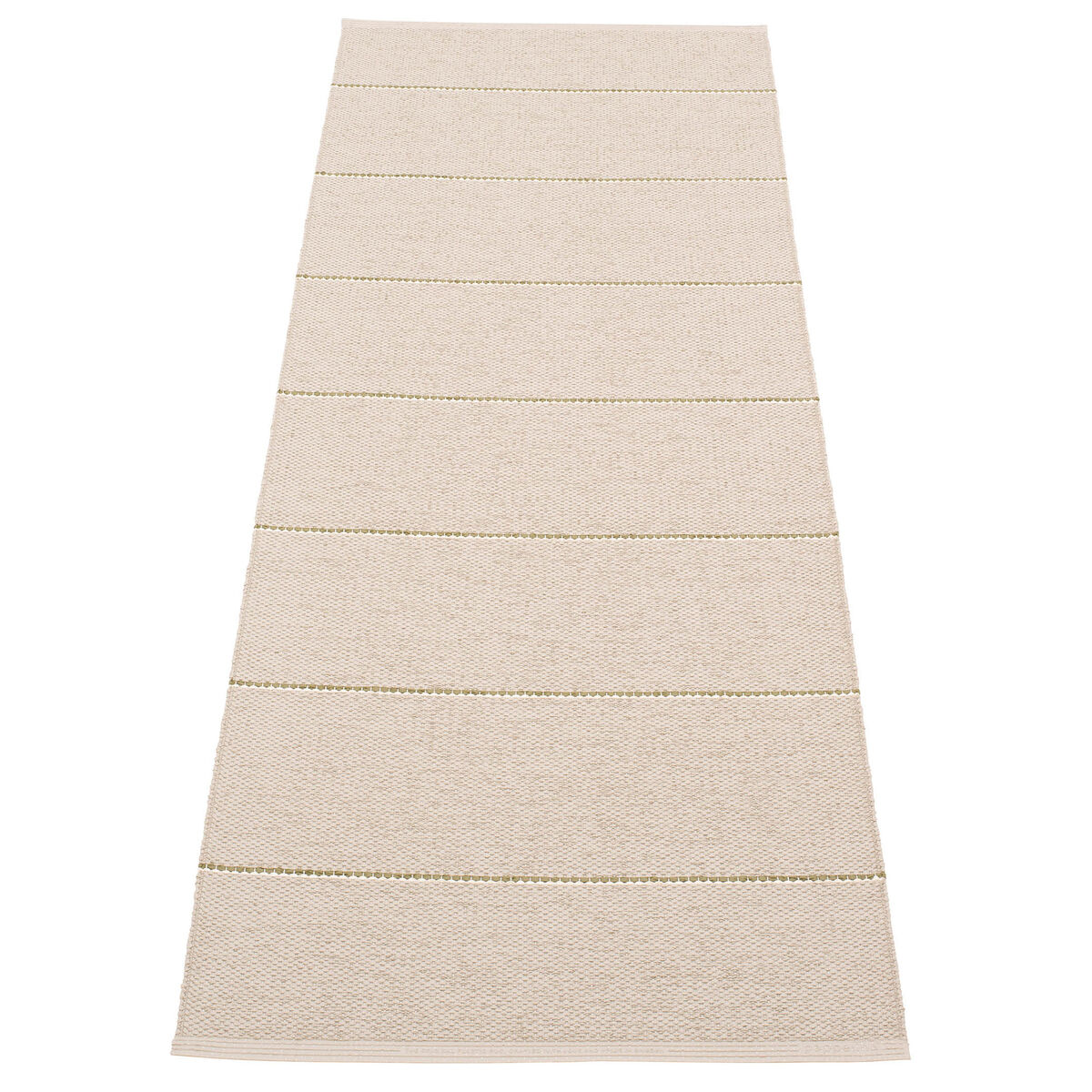 Lea gulvtæppe 225 × 70 cm, linen/pine/vanilla