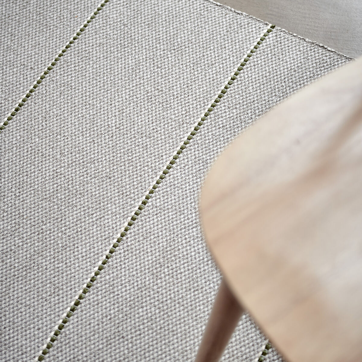 Lea gulvtæppe 375 × 70 cm, linen/pine/vanilla
