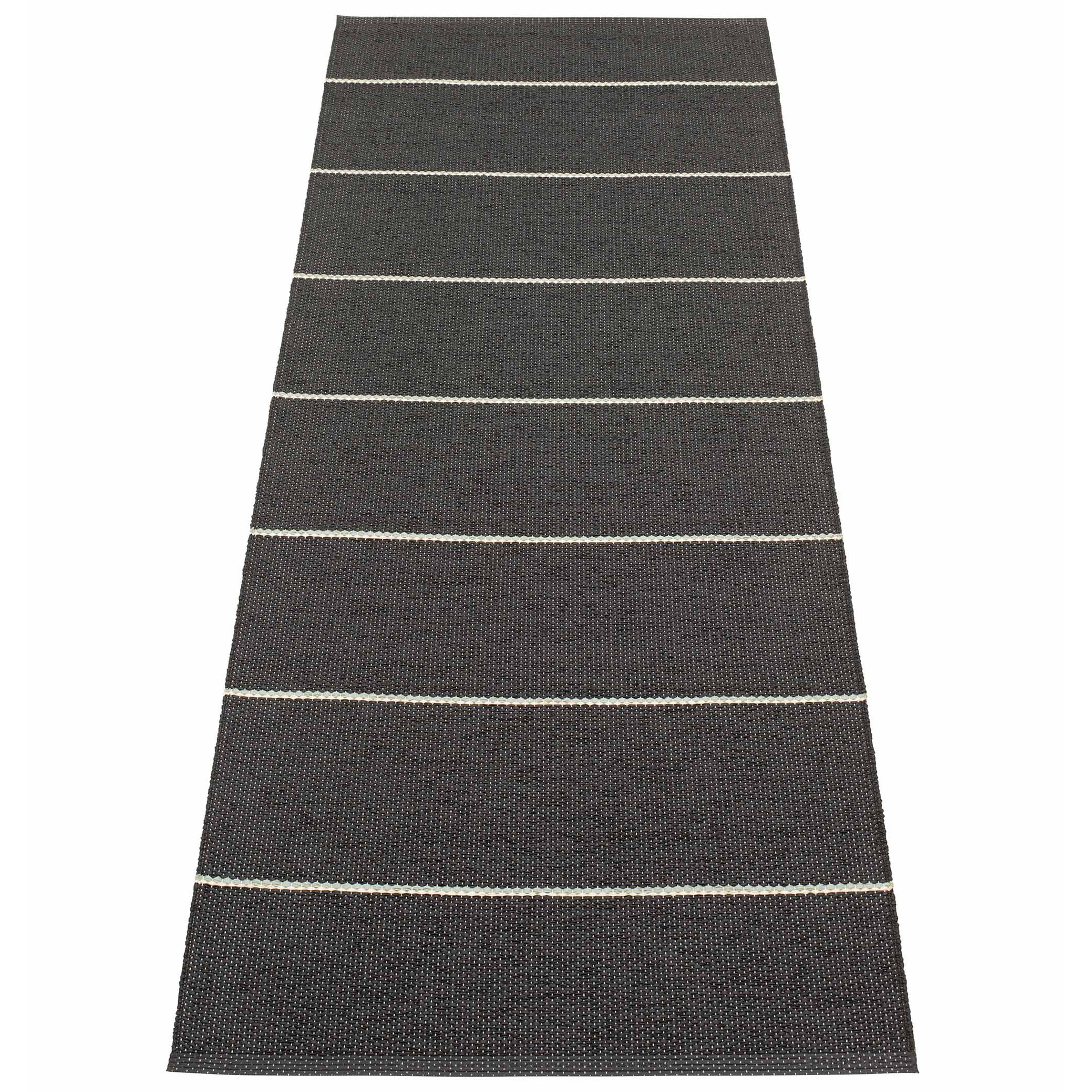 Lea gulvtæppe 225 × 70 cm, black/mint/vanilla