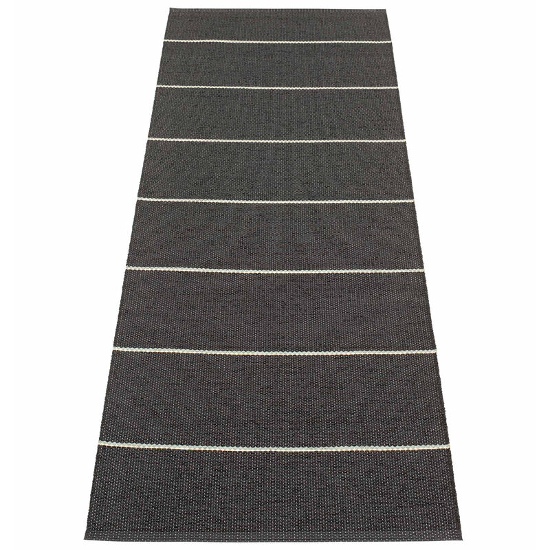 Lea gulvtæppe 225 × 70 cm, black/mint/vanilla