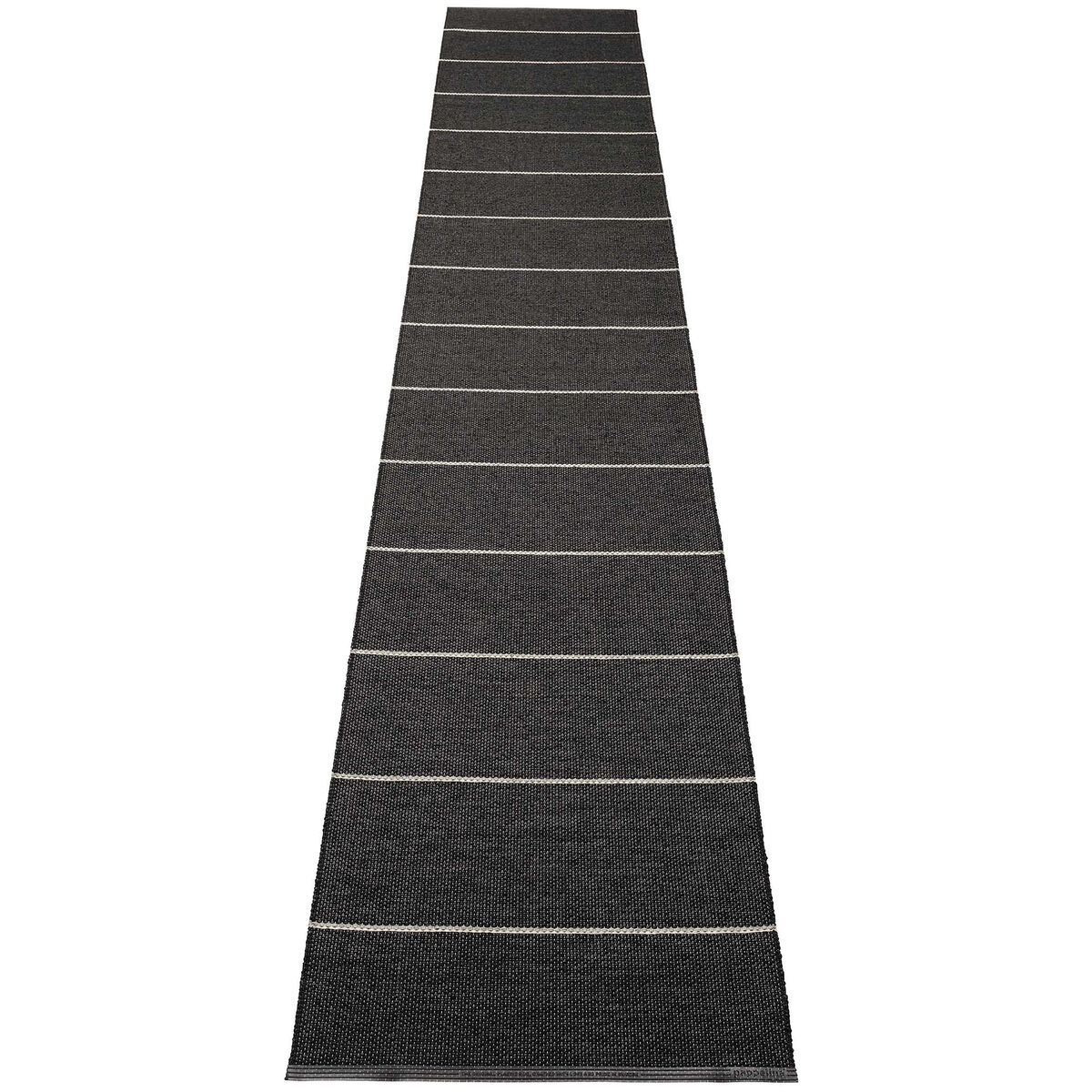 Lea gulvtæppe 375 × 70 cm, black/mint/vanilla