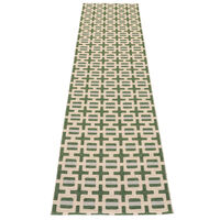 Tom matta 300 × 70 cm, leaf/cream/sage
