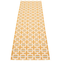 Tom gulvtæppe 240 x 70 cm, ochre/cream/sage