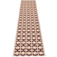 Tom gulvtæppe 300 x 70 cm, burgundy/cream/rose