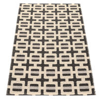 Tom teppe 120 x 70 cm, black/cream/grey