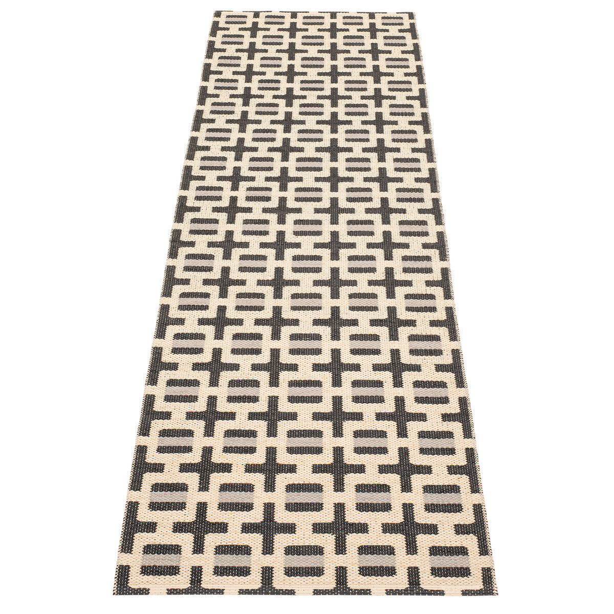 Tom matta 240 × 70 cm, black/cream/grey