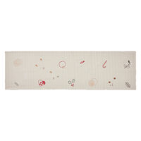 Copenhagen Fryd bordslöpare 140 × 45 cm, röd/grå